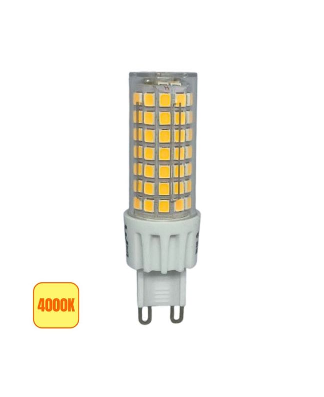 Lampadina LED G9 10W Luce Naturale 4000K 900lm 270° - EcoLight