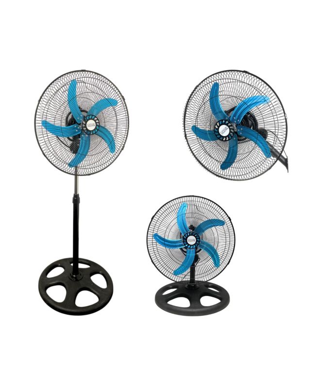 Ventilatore 3 in 1  Rotante a 360° 5 pale 65W 130x50Øcm - Coveri