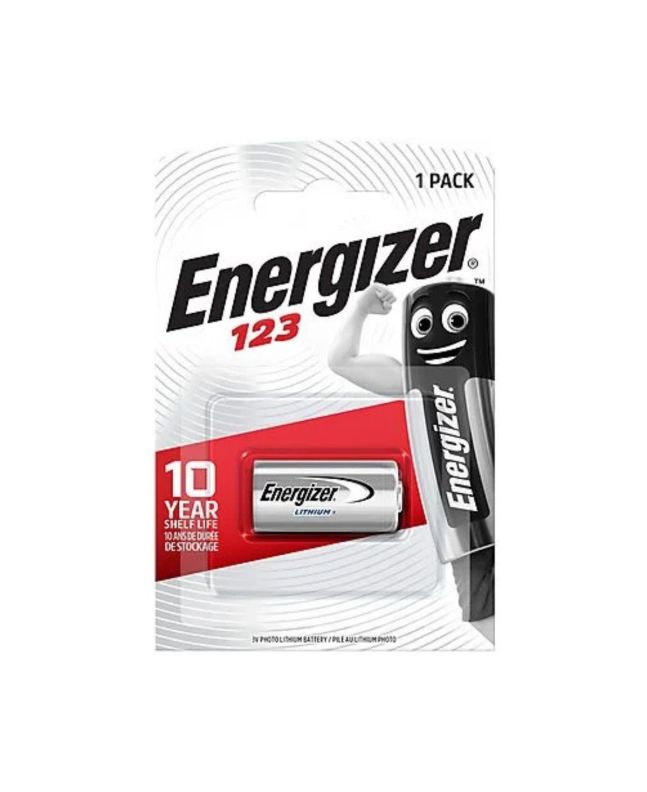 Batteria CR123A a Litio 3V 123/BP1 - Energizer