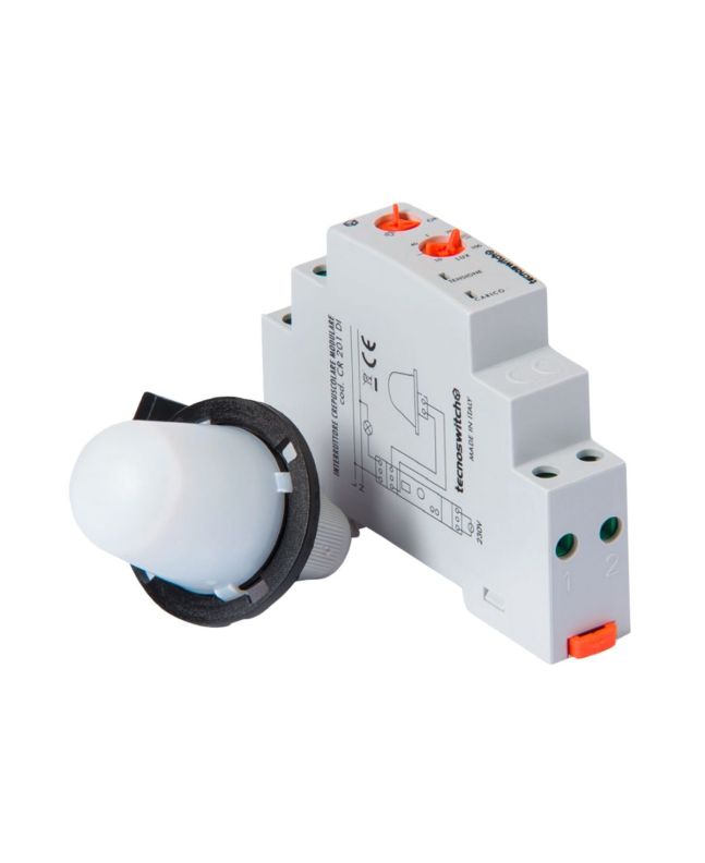 Interruttore Crepuscolare Unipolare IP20 con Sonda IP65 - Tecnoswitch