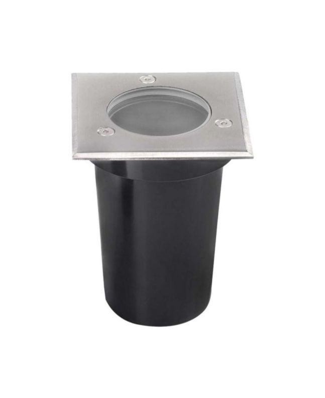 Portafaretto LED GU10 da Incasso Quadrato IP67 Esterno - V-TAC
