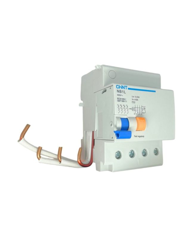 Vigi Differenziale 4P 63A 30mA Tipo AC per Trifase - Chint