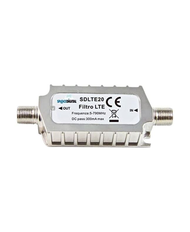 Filtro LTE Interno con Connettore F e Adattatore IEC - Space Digital