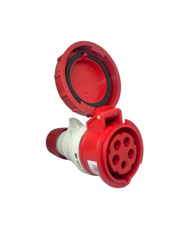 Spina Mobile Dritta 16A 3P+N+T 240/415V IP67 - Elettrocanali 