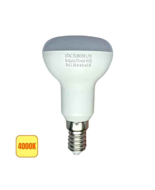 Lampadina LED E14 6W 4000K R50 470lm SMD - Chip Samsung - V-Tac