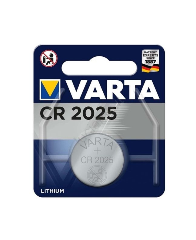Batteria a Bottone CR2025 3V 157mAh al Litio – Varta