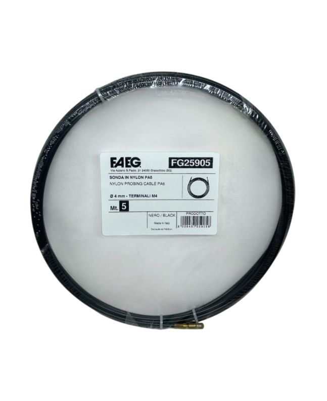 Sonda Passacavi in Nylon PA6 5m Ø4mm Terminali M4 FG25905 - FAEG