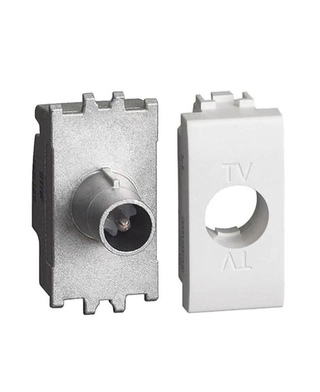 Presa TV Diretta Derivata 1 Modulo Bticino N4202DN Living Light Bianca