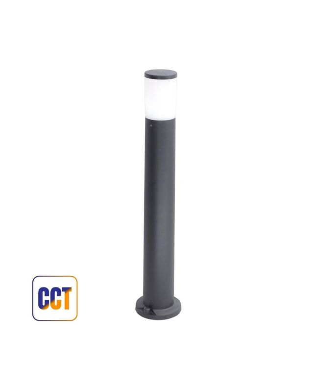Palo da Giardino LED Amelia 800 80cm E27 CCT 8,5W 920lm Nero IP65