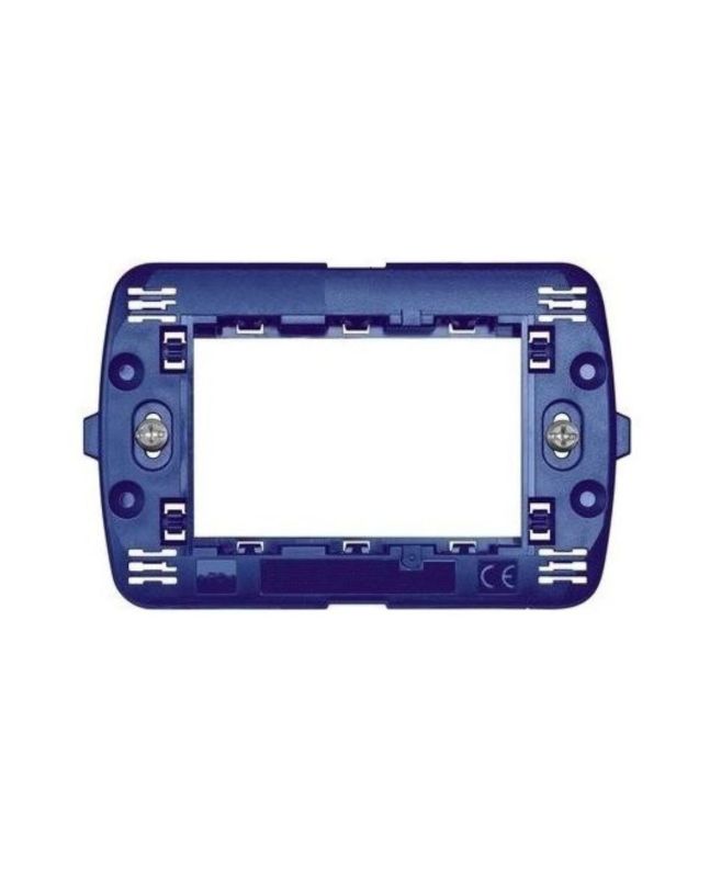 Supporto 3 Posti Grigio Compatibile bTicino Living - TOT Electric