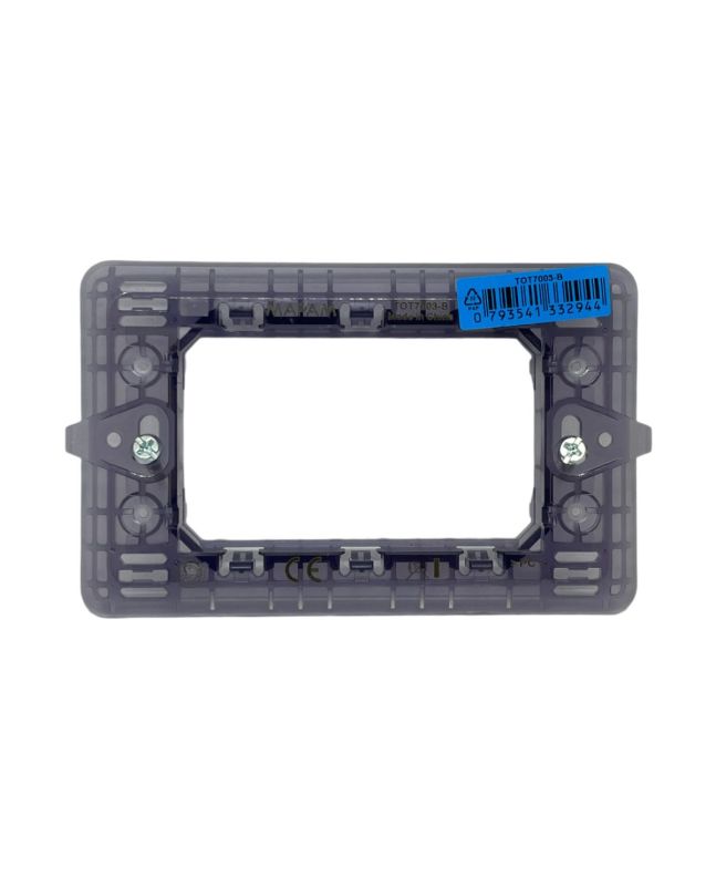 Supporto 3 Posti Compatibile Matix Trasparente Viola Fumé Tot Electric