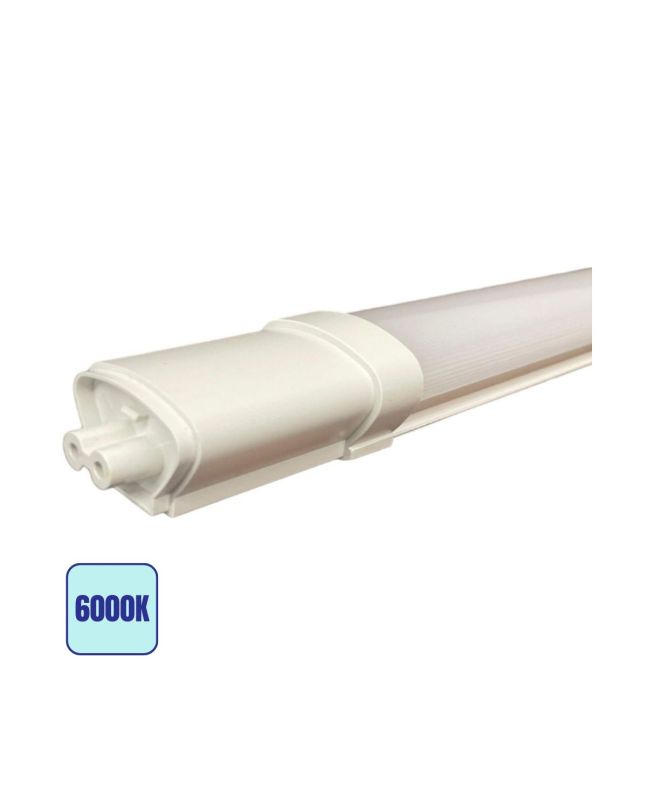 Plafoniera LED 36W 120cm IP65 6000K Luce Fredda - Non Giuntabile