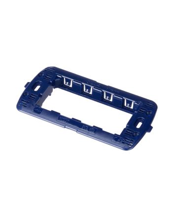 Supporto 4 Posti Blu Bticino LN4704 per Living Light/International