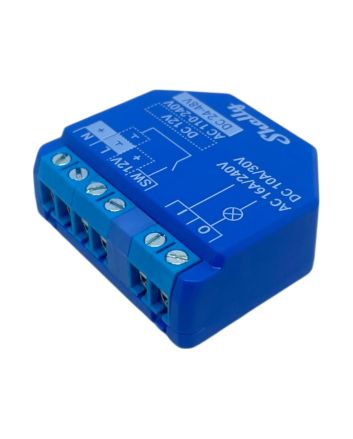Relè Smart Wi-Fi/Bluetooth 16A 240V con Contatto Pulito - Shelly