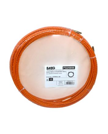 Sonda Tirafili Poliestere Spiralata Trifilo 15m Ø4.2mm FG25856 - FAEG