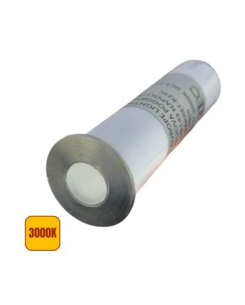 Faretto LED Calpestabile Ø24mm 1W 3000K IP67 Alluminio - Intec