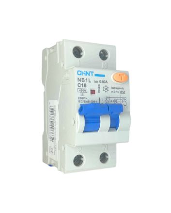 Magnetotermico Differenziale 2 Moduli 16A 30mA 4.5kA Curva C - Chint