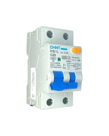 Magnetotermico Differenziale 2 Moduli 25A 300mA 6kA Tipo A - Chint