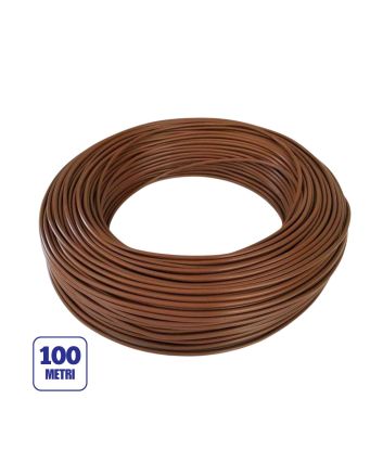 Cavo Unipolare FS17 2,5mm² Marrone 450/750V Matassa 100m - Cavicondor