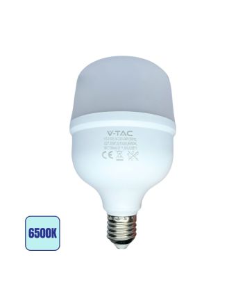 Lampadina LED E27 30W Luce Fredda 6500K 3210lm 160° T100 - V-Tac