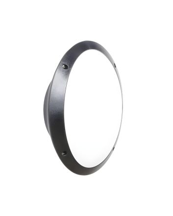 Plafoniera LED Maddi Nera IP66 E27 Ø33cm da Esterno - Fumagalli