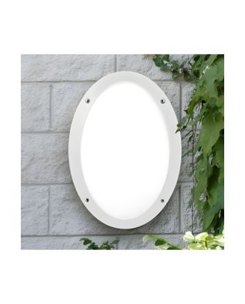 Plafoniera LED Maddi Bianca IP66 E27 Ø33cm da Esterno - Fumagalli