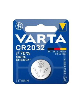 Batteria a Bottone CR2032 3V al Litio +70% di Energia - Varta 