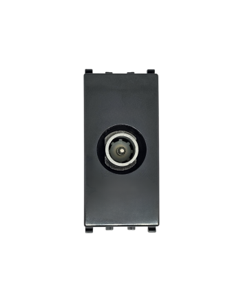 Presa TV Passante Compatibile Vimar Plana Antracite - Tot Electric
