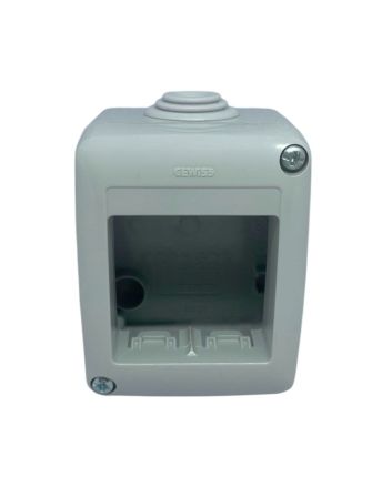 Contenitore 2 Moduli IP40 Parete Ø23 Sfondabili GW27002 - Gewiss