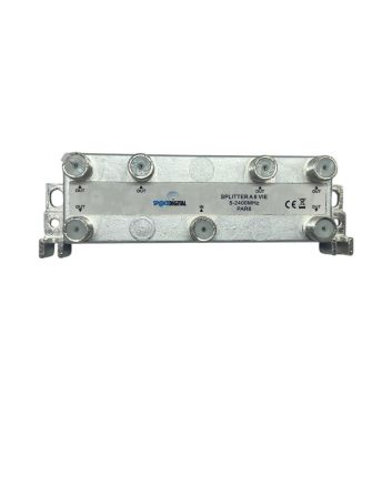 Partitore 6 Vie Connettore F 5‑2400 MHz – Space Digital