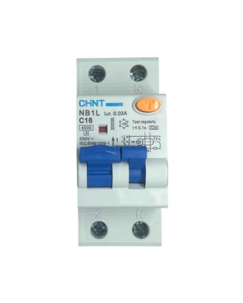 Magnetotermico Differenziale 2 Moduli 16A 30mA 4.5kA Curva C - Chint