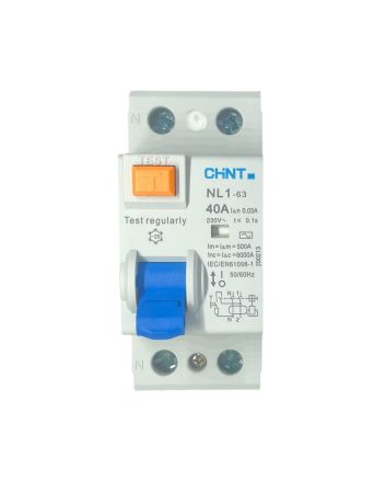 Differenziale Puro 2 Moduli 40A 30mA 6kA Tipo AC - Chint