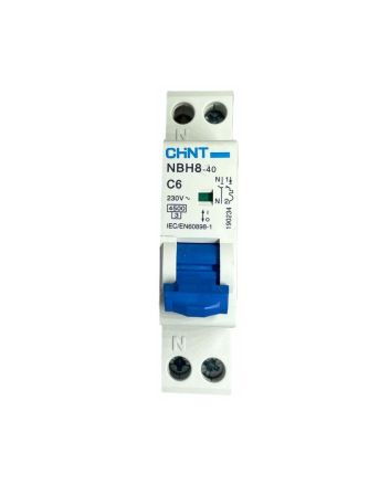 Magnetotermico 1 Modulo 1P+N 6A 4,5kA Curva C - CHINT