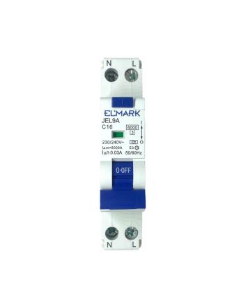 Magnetotermico Differenziale 1 Modulo 16A 30mA 6kA Curva C - Elmark