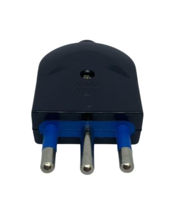 Spina Volante 2P+T 16A Nera - FAEG