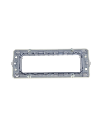 Supporto 6 Posti Originale Matix Trasparente Blu BT-506LSA - bTicino