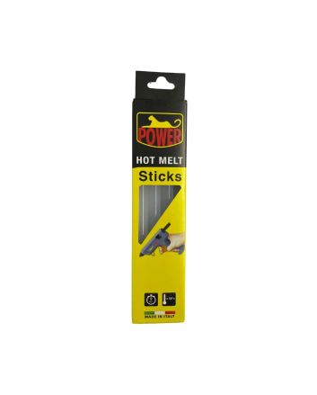 4 Stick Colla a Caldo Trasparente Ø12mm x 17,5cm - Power