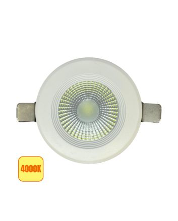 Faretto LED COB Tondo Incasso 3W con Trasformatore - 4000K