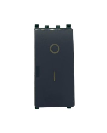 Interruttore Bipolare Compatibile Vimar Plana Antracite - Tot Electric