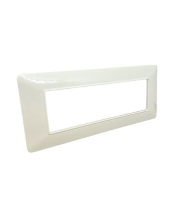 Placca 6 Posti Bianca TOT-M8007-1 Compatibile Matix - Tot Electric