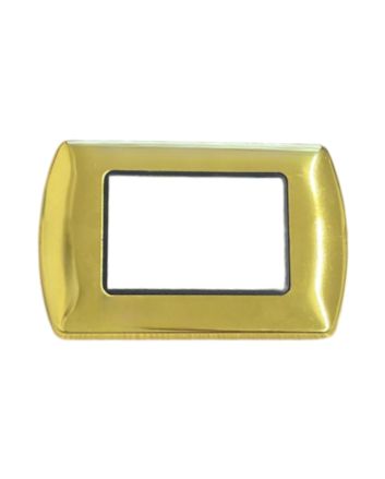 Placca 3 Posti Oro Lucido TOT-8803-T-3 per Living International