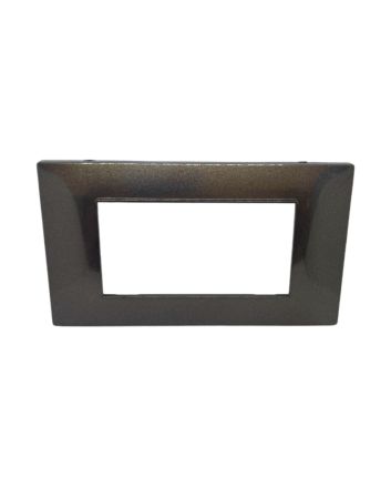 Placca 4 Posti Bronzo M-6004-7 Compatibile Vimar Plana - Tot Electric