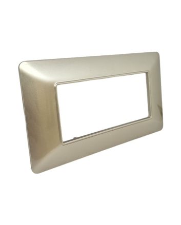 Placca 4 Posti Sabbia TOT-M8004-6 Compatibile Matix - Tot Electric