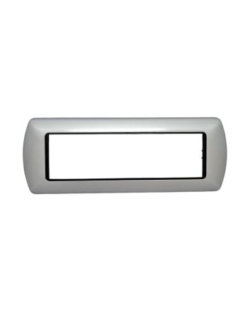 Placca 7 Posti Grigio Chiaro Compatibile Living International