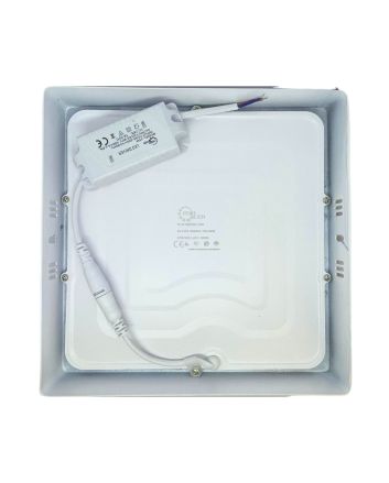 Plafoniera LED 20W Quadrata 21x21cm - 3000K, 2000 LM, Eco Energia