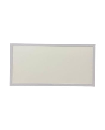 Plafoniera LED 48W 6000K con Trasformatore - Bianca, 40x80cm