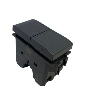 Pulsante Doppio Interbloccato 10A TOT-827-N per Living International