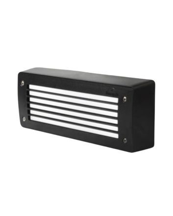 Segnapasso LED E27 Leti 300 GL IP66 Nero per Esterno - Fumagalli