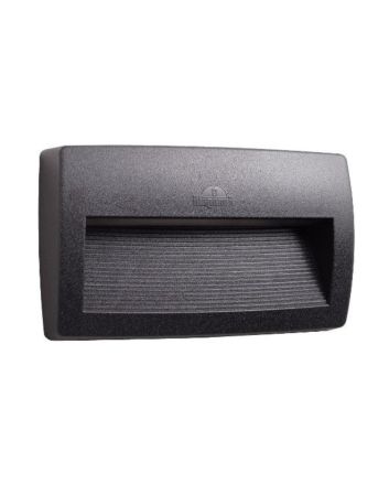 Segnapasso Esterno LED R7S Nero 10,5W CCT IP55 Lorenza 270 - Fumagalli