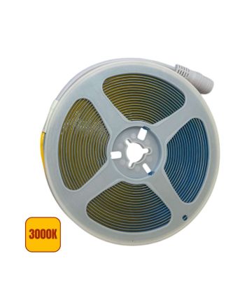 Striscia LED COB 6m 24V 18W/m Luce Calda 3000K - Dimmerabile